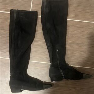 Ivanka Trump Black Over the Knee Boots